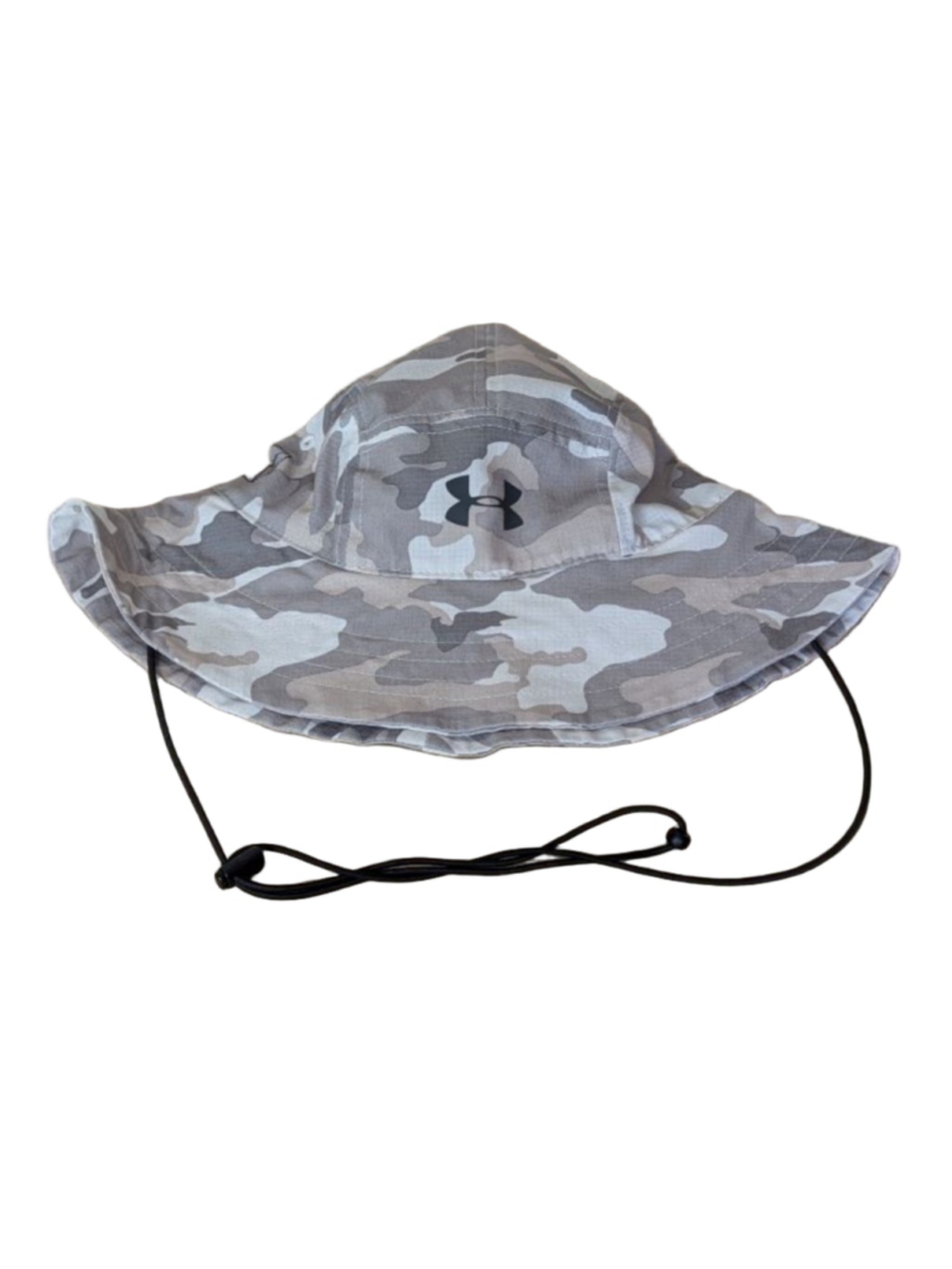 Men's Under Armour Camo Bucket Hat One Size Gray White